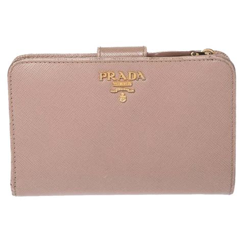 prada portemonnaie beige|prada wallet.